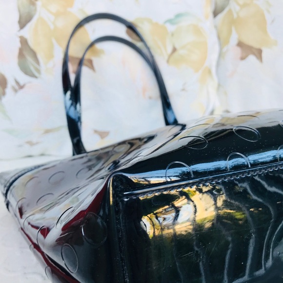Kate Spade Small Black Patent Leather Tote